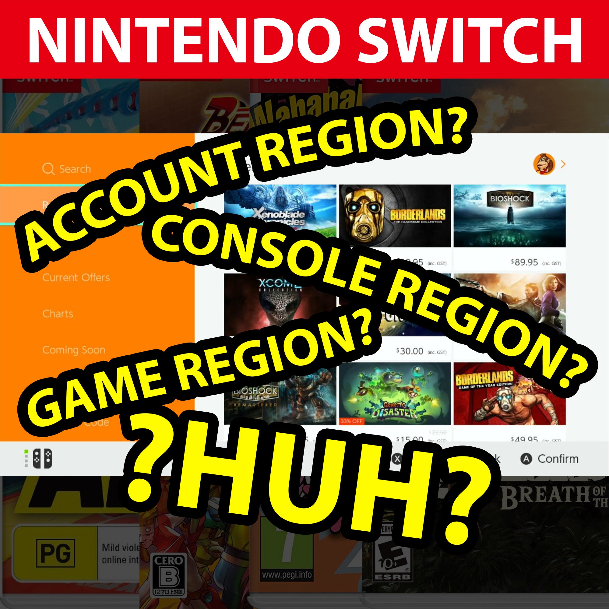 portugisisk børste privilegeret Nintendo Switch – Account Region, Console Region, Game Region… Huh? -  Shopitree.com