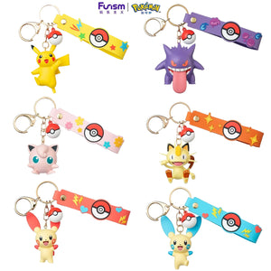 Funism Keychain - Pikachu / Gengar / Jigglypuff / Meowth / Plusle / Minun