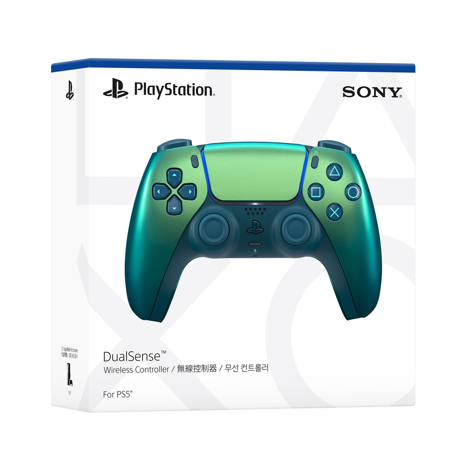 PS5 Official Sony DualSense Wireless Controller (Chroma Teal) + 1 Year Warranty by Sony Singapore