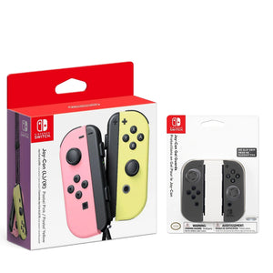 Nintendo Switch Official Joy-Con Controllers with FREE Controller Silicon Cases