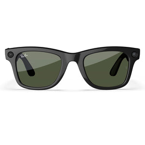 RayBan | Meta Wayfarer Smart Glasses - Shiny Black / G15 Green