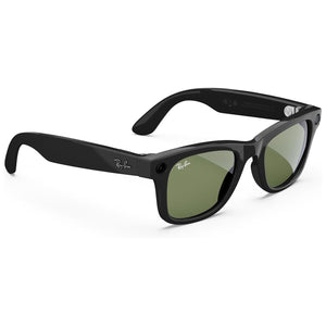 RayBan | Meta Wayfarer Smart Glasses - Shiny Black / G15 Green