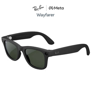 RayBan | Meta Wayfarer Smart Glasses - Matte Black / Clear to Graphite Green Transition