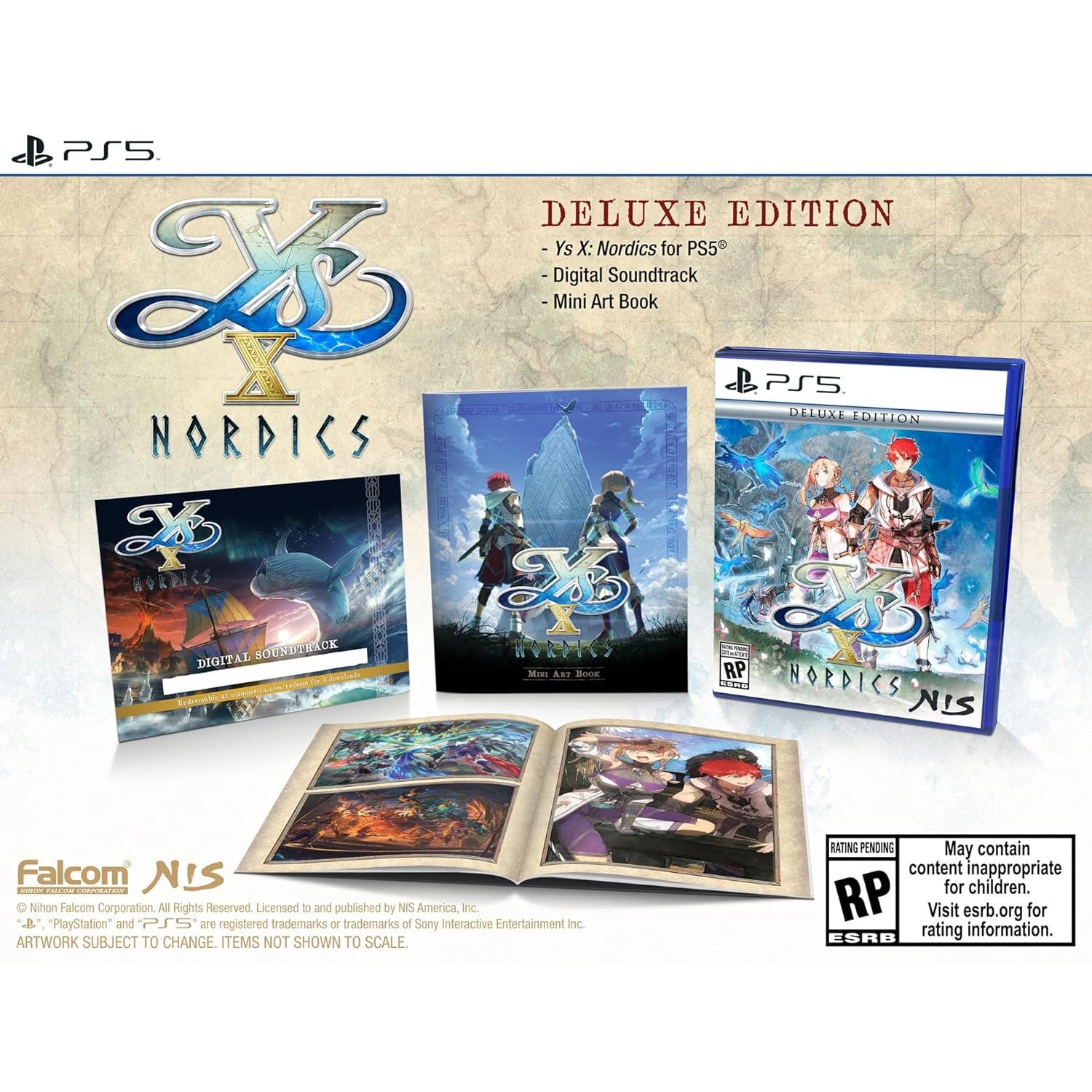 PS5 YS X: Nordics [Deluxe Edition]