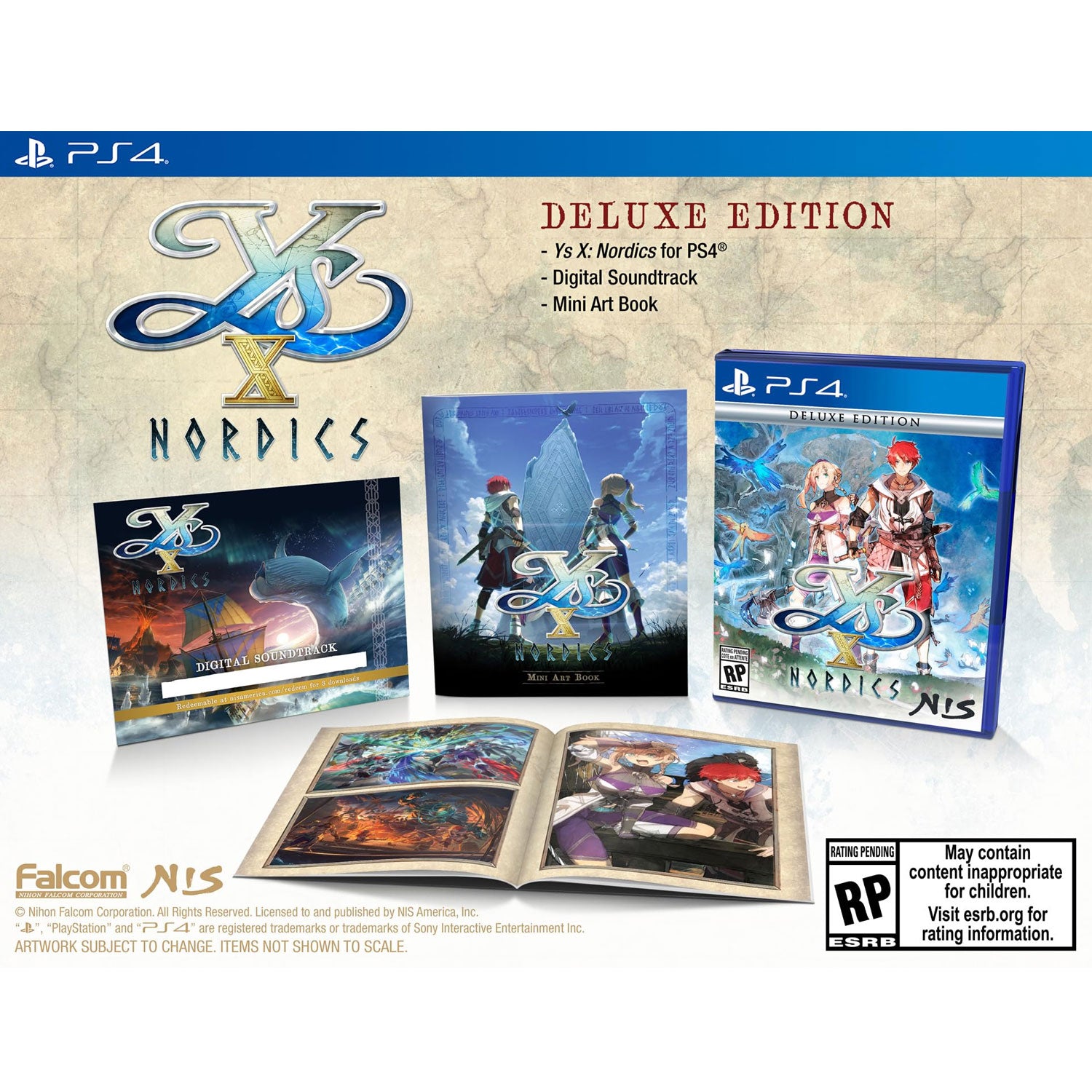 PS4 YS X: Nordics [Deluxe Edition]