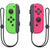 Nintendo Switch Joy-Con Controllers - Neon Green / Neon Pink + Silicon Cover