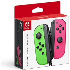 Nintendo Switch Joy-Con Controllers - Neon Green / Neon Pink + Silicon Cover