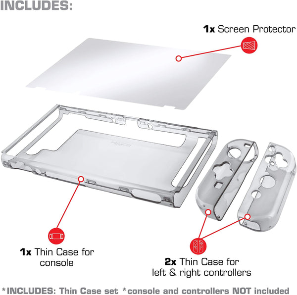 Nyko thin store case switch clear